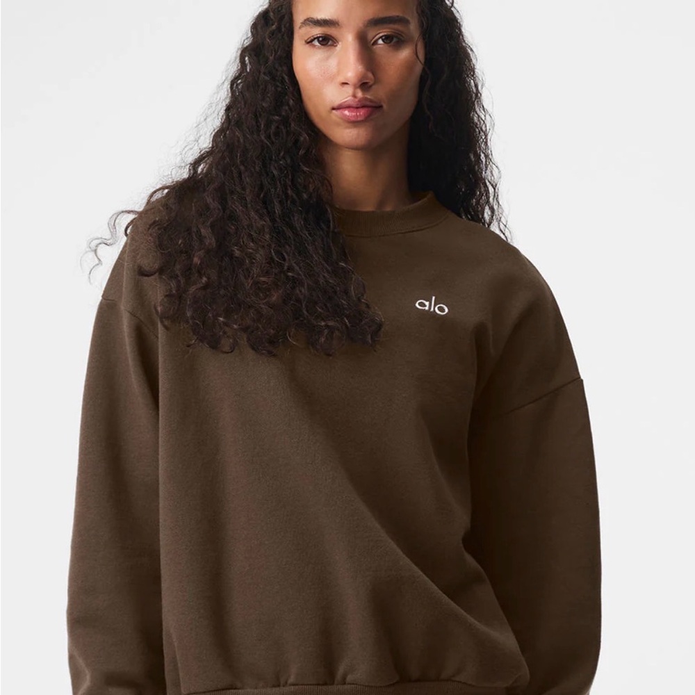 ALO Yoga Brown Sweatshirt - Picture 3 of 3